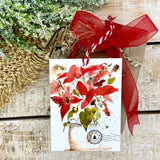 Xmas Watercolour Gift Tags - Set of 6