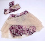 Bloomers - Lace skirt with headband, 18-24 Months