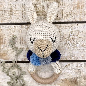 Llama crochet teether ring (Colour options TBA)