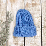 Crocheted beanie: Newborn