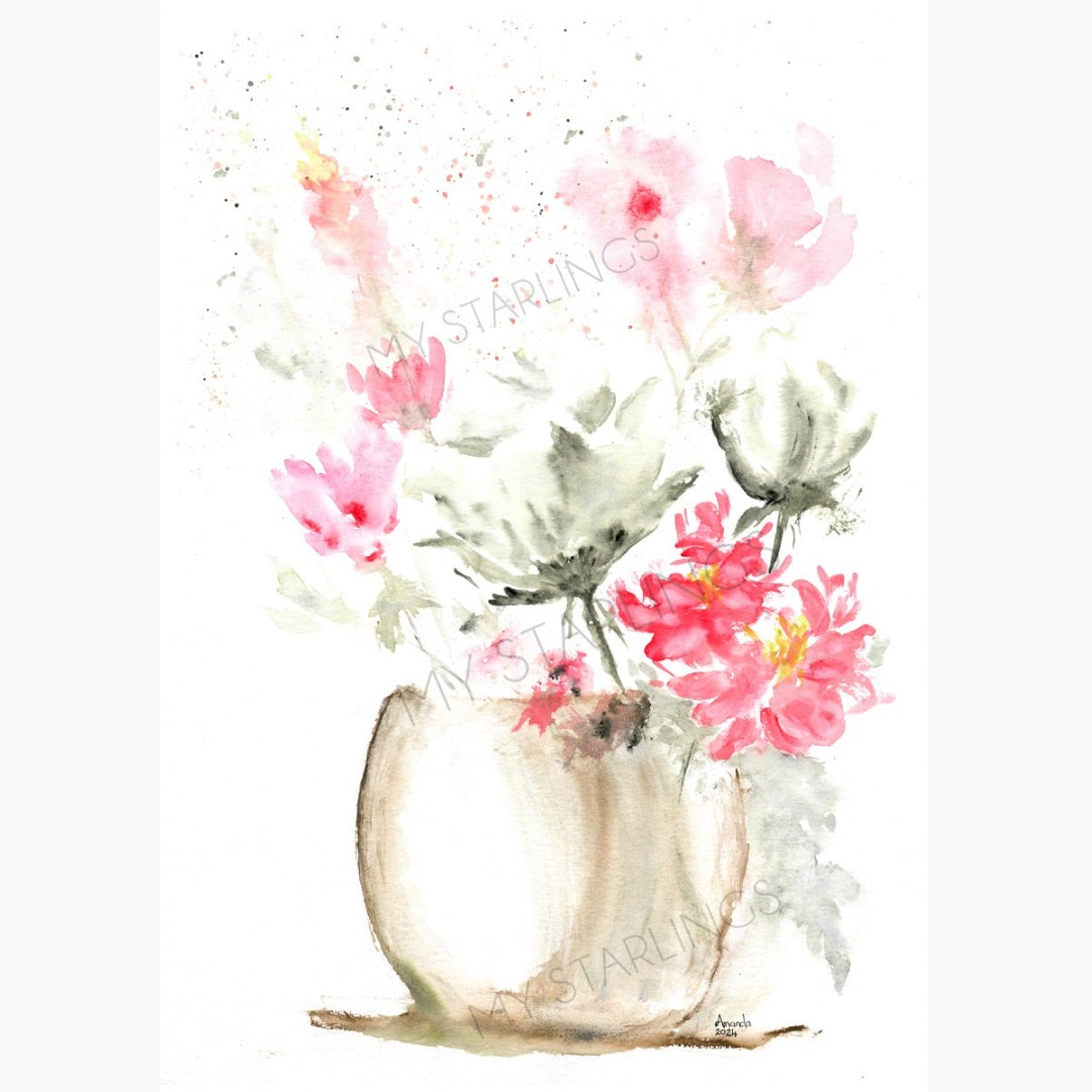 Pastel Blooms: Artwork - Original