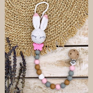 Bunny pacifier chain