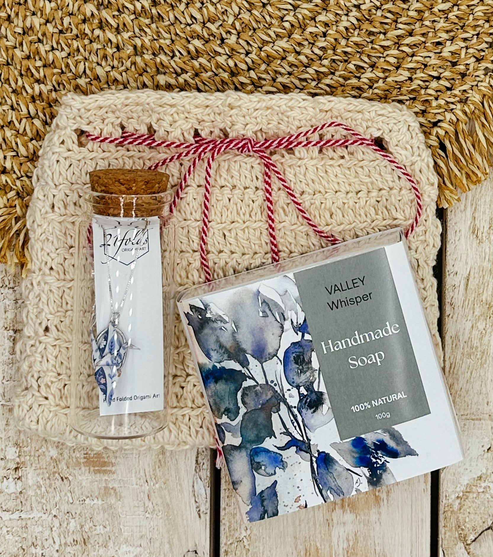 Blue Crane Origami gift set