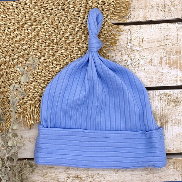 Top Knot Beanie: 3 - 6 Months