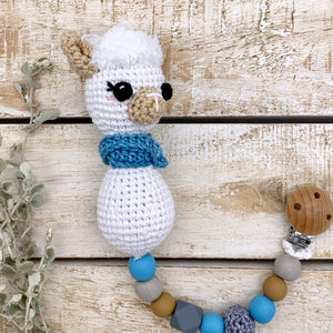 Alpaca pacifier chain