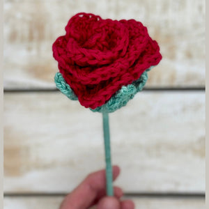 Crocheted Rose - Any colour of your choice