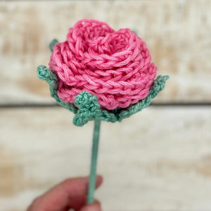 Crocheted Rose - Any colour of your choice