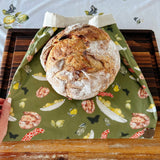 Bread Bag - 100% Cotton (Fishing Tides)