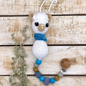 Alpaca pacifier chain