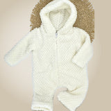 Hoodie Romper: 0-3 Months