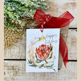Xmas Watercolour Gift Tags - Set of 6