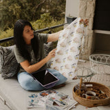 Afternoon Visitors Tea Towel - 100% Cotton (Pre-Order)