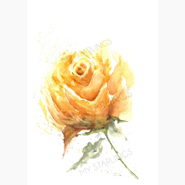 Sun Sprinkles Rose: Artwork - Original