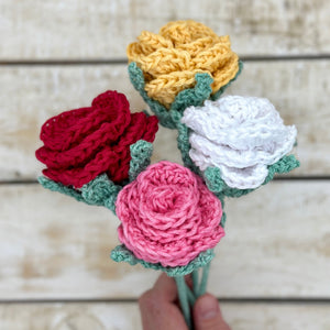 Crocheted Rose - Any colour of your choice