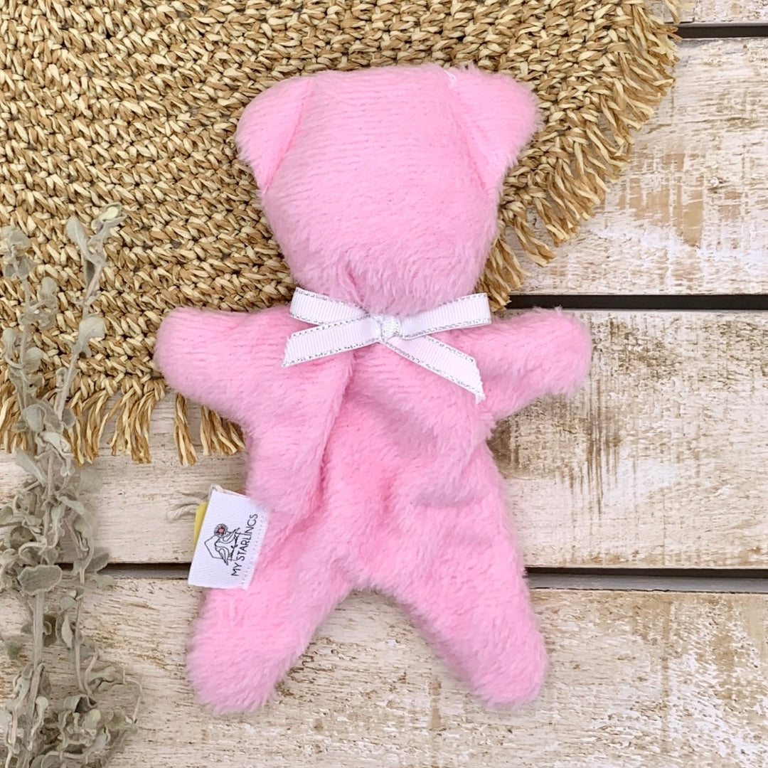Pink taggie - Unstuffed body teddy