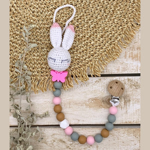 Bunny pacifier chain