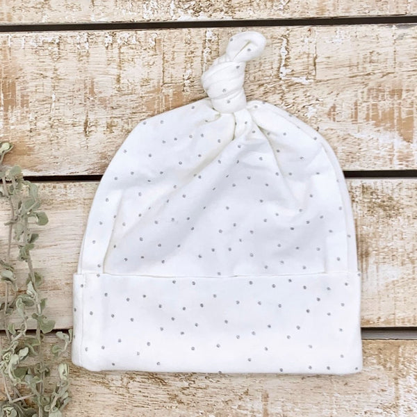 Top Knot Beanie: Newborn