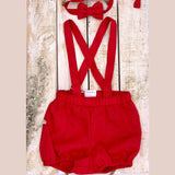 Linen suspender: 9 - 12 Months