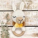 Llama crochet teether ring (Colour options TBA)