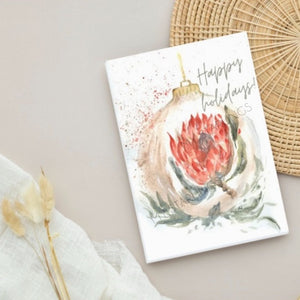 Protea Bauble Gift Card - Medium (A6)
