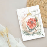 Protea Bauble Gift Card - Medium (A6)