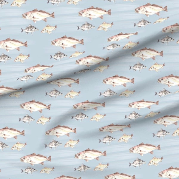 Bread Bag - 100% Cotton (Fishing Tides)