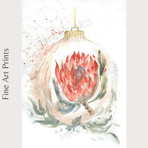 Protea Bauble - Fine Art Print