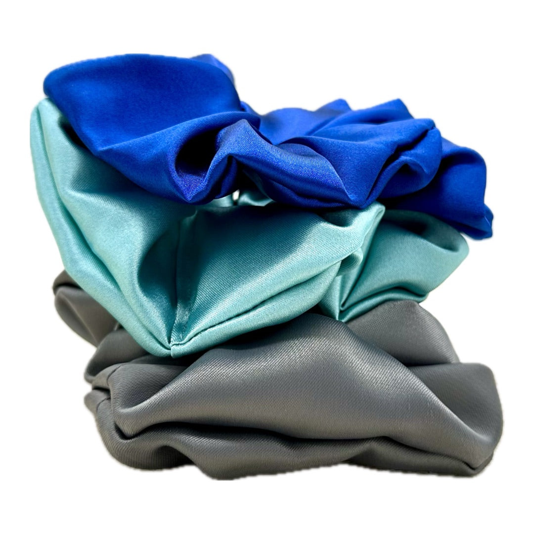 Satin Hair Scrunchie Set