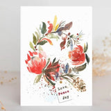 Christmas Wreath Gift Card - Medium (A6)