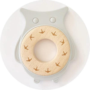 Owl Teether - Fog Grey