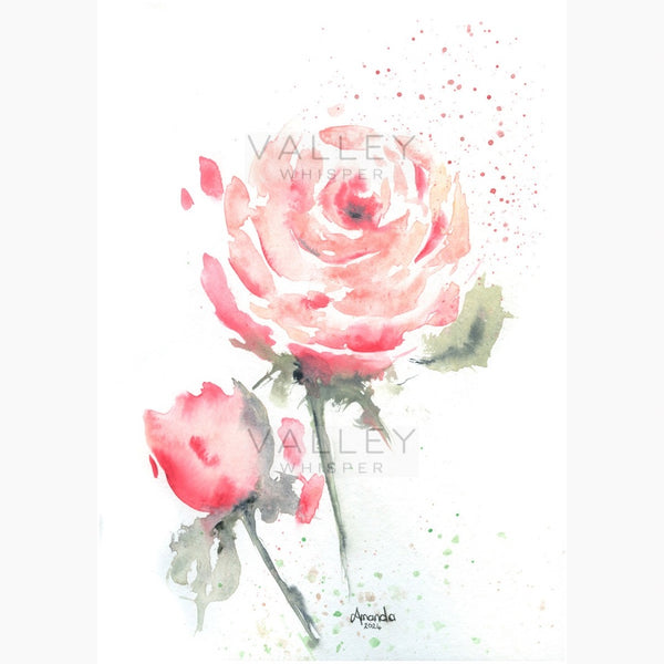 Blushing Radiance: Artwork - Original