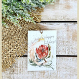 Protea Bauble Gift Tag (Single)