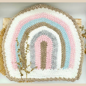 Rainbow lovey, Crocheted - Colour tba