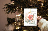 Protea Bauble Gift Card - Medium (A6)