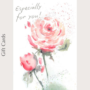 “Especially for you” Roses Gift Card - Medium (A6)