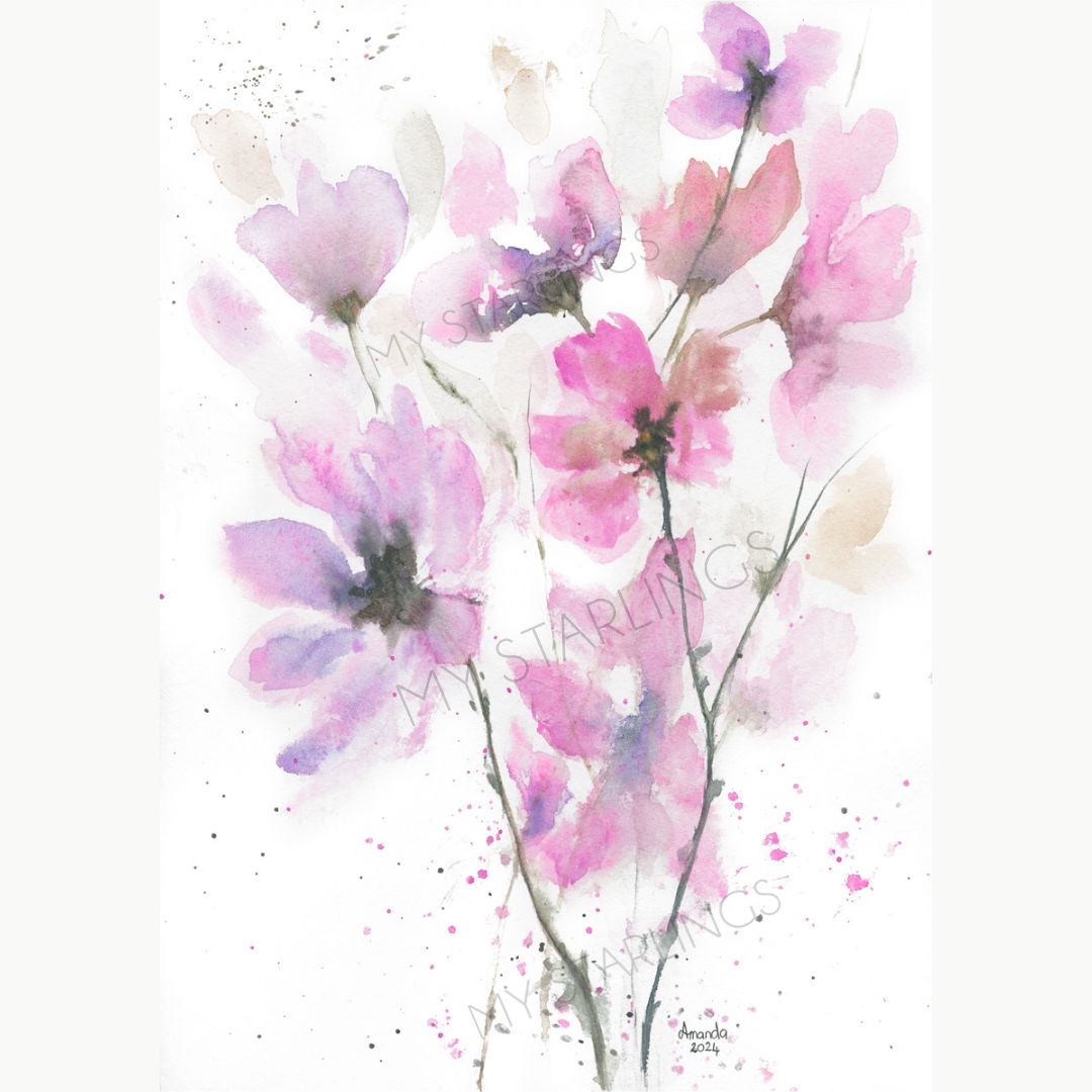 Lilac Whispers: Artwork - Original