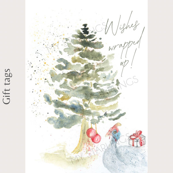 Wishes Wrapped Up Gift Tag (Single)