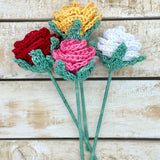 Crocheted Rose - Any colour of your choice