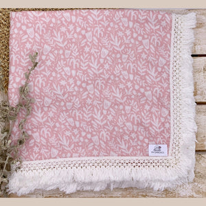 Muslin Floral Blanket