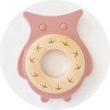 Owl Teether - Rose