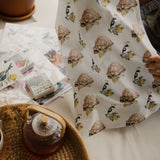 Afternoon Visitors Tea Towel - 100% Cotton (Pre-Order)