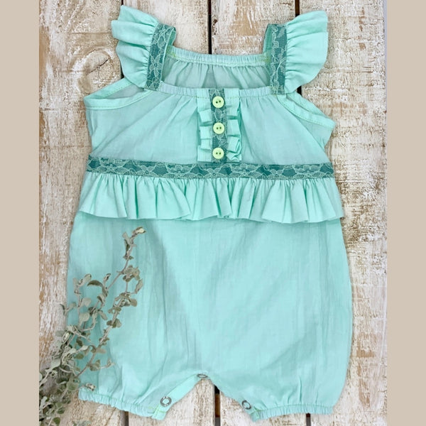 Romper - Sea Foam, 0-3 Months