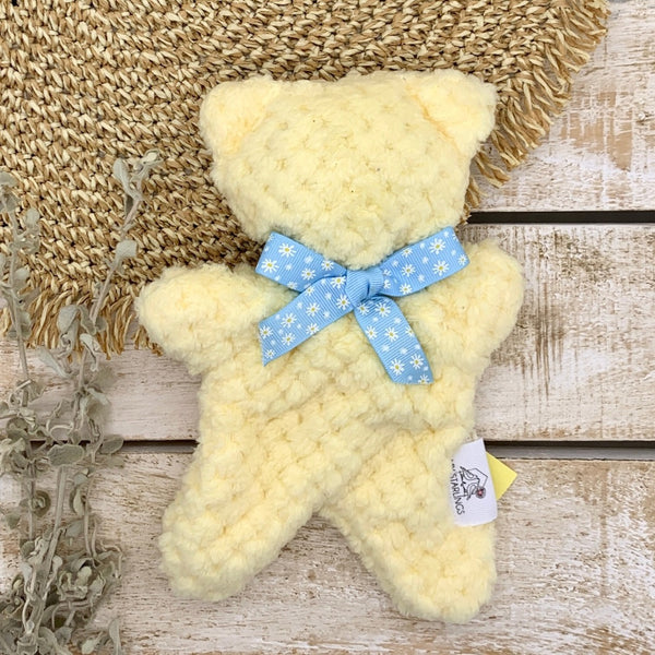 Yellow taggie - Unstuffed body teddy