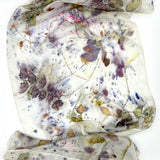 Grapevine, 100% Pure Silk Scarf - Botanically printed