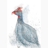 Feathers & Finesse: Guinea Fowl Artwork - Original