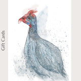 Guinea Fowl Gift Card - Medium (A6)