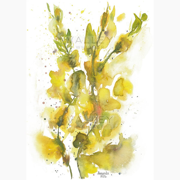 Sunlit Snaps Floral Gift Tag (Single)
