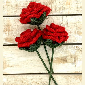 Crocheted Rose - Any colour of your choice