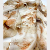 Autumn Breeze, 100% Pure Silk Scarf - Botanically printed