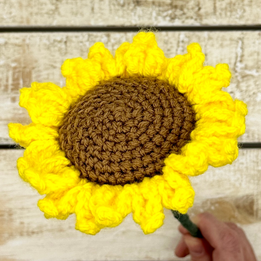 Crocheted Sunflower